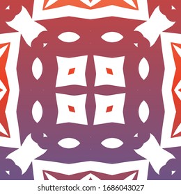 Baldosas de talavera antigua. Diseño dibujado a mano. Volante de patrones sin fisuras del vector. Decoración decorativa mexicana roja para bolsas, estuches para smartphones, pantalones en T, ropa de cama o rayado.