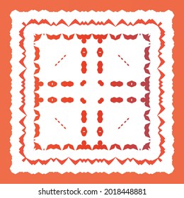 Baldosas de talavera antigua. Diseño universal. Patrón de vectores sin fisuras arabesco. Decoración ornamental mexicana roja para bolsas, estuches para smartphones, camisetas, ropa de cama o rayado.