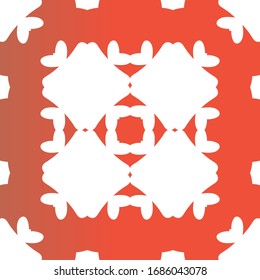 Antique talavera tiles patchwork. Vector seamless pattern concept. Hand drawn design. Red mexican ornamental  decor for bags, smartphone cases, T-shirts, linens or scrapbooking.