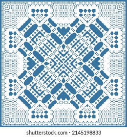 Baldosas de talavera antigua. Patrón de vectores sin fisuras arabesco. El diseño del cuarto de baño. Decoración ornamental mexicana roja para bolsas, estuches para smartphones, camisetas, ropa de cama o rayado.