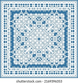 Antique talavera tiles patchwork. Vector seamless pattern arabesque. Bathroom design. Red mexican ornamental  decor for bags, smartphone cases, T-shirts, linens or scrapbooking.