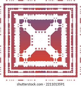 Antique talavera tiles patchwork. Vector seamless pattern trellis. Creative design. Red mexican ornamental  decor for bags, smartphone cases, T-shirts, linens or scrapbooking.