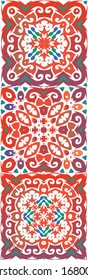 Baldosas de talavera antigua. Colección de patrones sin fisuras vectoriales. Diseño geométrico. decoración ornamental mexicana para bolsas, estuches para smartphones, pantalones en T, ropa de cama o rayado.