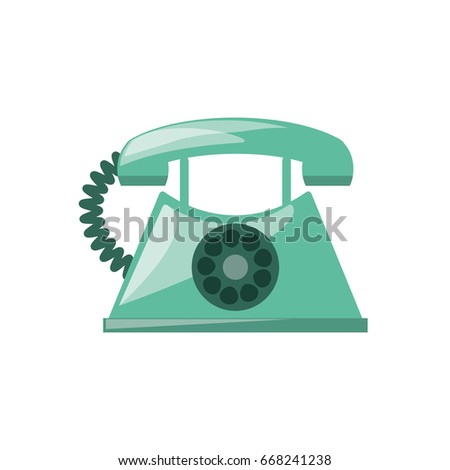 Antique telephone communication