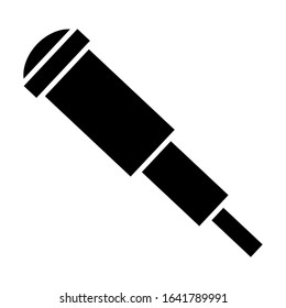 Antique telescope icon vector sign and symbol on trendy design