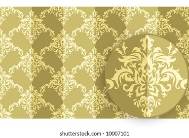 Antique vector seamless pattern