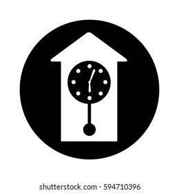 antique watch isolated icon