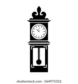 antique watch time isolated icon