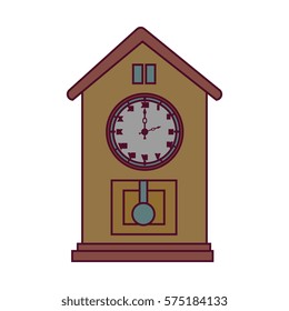 antique watch time isolated icon