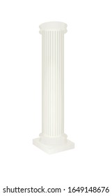 Columna blanca antigua. ilustración vectorial