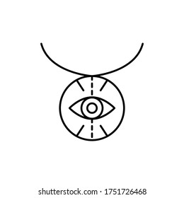 antiques, amulet icon. Simple line, outline vector elements of archeology for ui and ux, website or mobile application