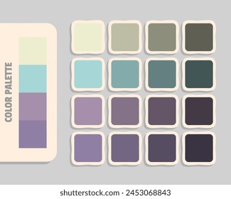 antiquewhite lightblue darkgray lightslategray color palette, colour matching, rgb colors, harmonious colours catalog sample, design and edit idea