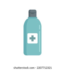 Antiseptic bottle icon. Flat illustration of Antiseptic bottle vector icon isolated on white background