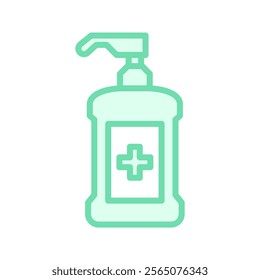 Antiseptic duotone line icon , vector, pixel perfect, illustrator file