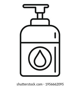 Antiseptic icon. Outline Antiseptic vector icon for web design isolated on white background