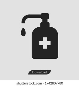 Antiseptic icon vector eps 10