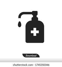 Antiseptic icon vector eps 10