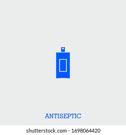 antiseptic icon. antiseptic vector on gray background