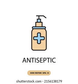 Symbol für antiseptische Symbole, Vektorelemente für Infografiken