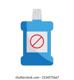 antiseptic medicine bottle product icon