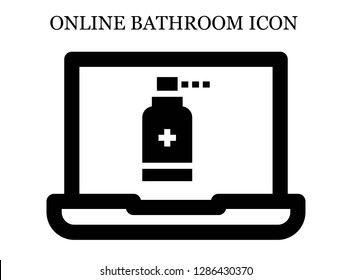 Antiseptic search icon. Editable Antiseptic search icon for web or mobile.