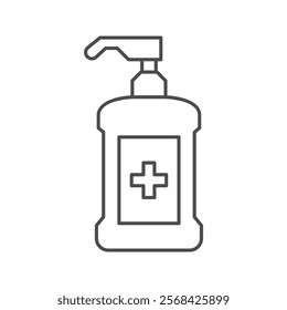 Antiseptic thinline icon , vector, pixel perfect, illustrator file