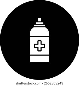 Ícone de vetor antisséptico. Pode ser usado para impressão, aplicativos móveis e da Web.