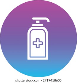 Antiseptisches Vektorsymbol. Kann für Druck-, Mobil- und Web-Anwendungen verwendet werden.