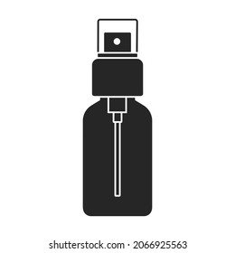 Antisepticl iquid soap vector icon.Black vector icon isolated on white background antiseptic liquid soap.
