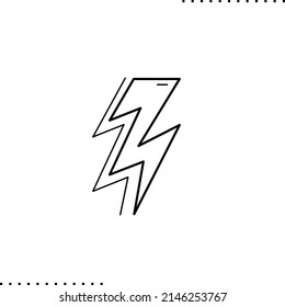 Antistatiksymbol, Stoffeigenschaften, Vektorsymbol einzeln auf Weiß