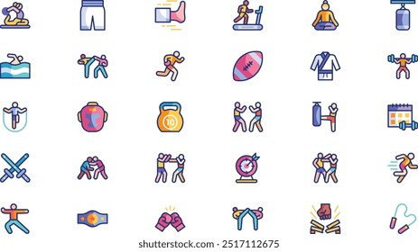 Antistress sports icon pack High-Quality Vector Icons Collection with Editable Stroke. Ideal for Professional and Creative Projects.