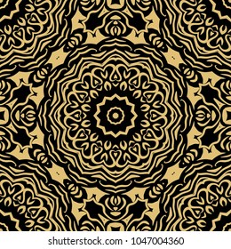 Anti-stress therapy patterns. Decorative oriental style. It is Vector illustrations.