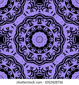Anti-stress therapy patterns. Decorative oriental style. It is Vector illustrations.