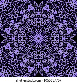 Anti-stress therapy patterns. Decorative oriental style. It is Vector illustrations.
