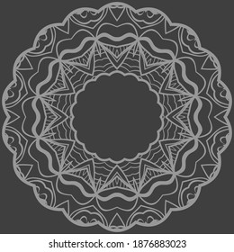 Anti-Stress Therapy rosette. Mandala. For Design Backgrounds. Vector Illustration.