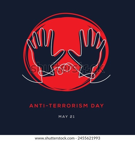 Anti-terrorism day, held on 21 May.