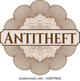 Rosette estilo dinero antirrobo