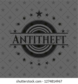 Antitheft retro style black emblem