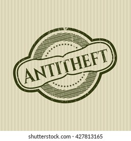 Antitheft rubber grunge seal
