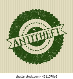 Antitheft rubber seal
