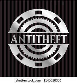 Antitheft silvery badge