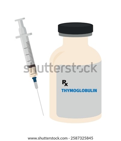 Anti-thymocyte globulin (ATG), Thymoglobulin injection vial is used for the prevention of organ rejection in transplant patients. Intravenous immunosuppressive drug use in patients.