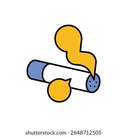 Anti-Tobacco Icon vector stock illustration