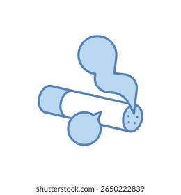 Anti-Tobacco Icon vector stock illustration