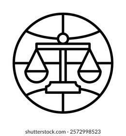 Antitrust Law Icon Element For Design