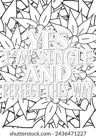 Anti-Valentine's Coloring pages. All these designs are unique Coloring page for adults and kids. Vector Illustration.