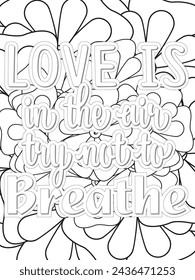 Anti-Valentine's Coloring pages. All these designs are unique Coloring page for adults and kids. Vector Illustration.