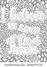 Anti-Valentine's Coloring pages. All these designs are unique Coloring page for adults and kids. Vector Illustration.