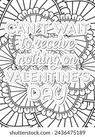 Anti-Valentine's Coloring pages. All these designs are unique Coloring page for adults and kids. Vector Illustration.