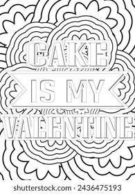 Anti-Valentine's Coloring pages. All these designs are unique Coloring page for adults and kids. Vector Illustration.